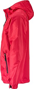 Pánská bunda do deště James & Nicholson RAIN, červená, XL