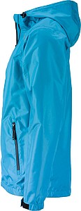 Pánská bunda do deště James & Nicholson RAIN, tyskysová, 3XL