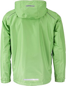 Pánská bunda do deště James & Nicholson, zelená, S