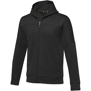 Pánská bunda s kapucí Elevate NUBIA, černá, vel. 3XL