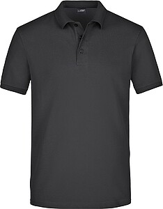 Pánská elastická polokošile James Nicholson, černá, XL