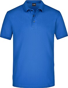 Pánská elastická polokošile James Nicholson, královská modrá, XL