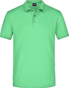Pánská elastická polokošile James Nicholson, světle zelená, XL
