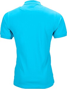 Pánská elastická polokošile James Nicholson, tyrkysová, 3XL