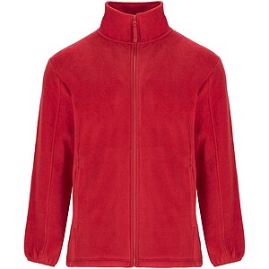 Pánská fleecová celorozepínací bunda, ROLY ARTIC, Červená, vel. 4XL