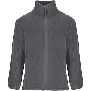 Pánská fleecová celorozepínací bunda, ROLY ARTIC, šedá, vel. 3XL