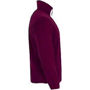 Pánská fleecová celorozepínací bunda ROLY ARTIC, vínová, XL