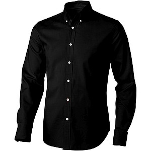 Pánská košile Elevate VAILLANT, černá, vel. M - pánská košile s potiskem