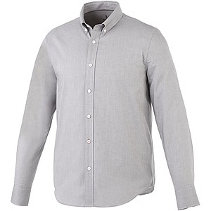 Pánská košile Elevate VAILLANT, šedá, vel. 3XL - pánská košile s potiskem