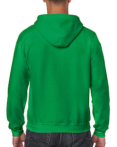 Pánská mikina GILDAN HEAVY BLEND ADULT FULL ZIP HOODED 271g, středně zelená, S