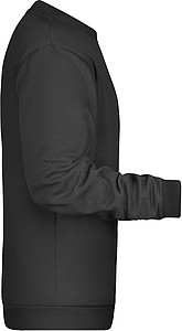 Pánská mikina James Nicholson sweatshirt men, černá, vel. S