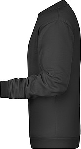 Pánská mikina James Nicholson sweatshirt men, černá, vel. XL