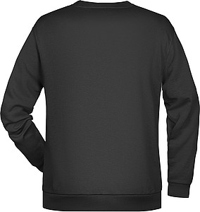 Pánská mikina James Nicholson sweatshirt men, černá, vel. XL