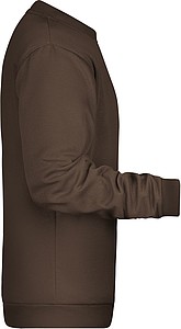 Pánská mikina James Nicholson sweatshirt men, hnědá, vel. L