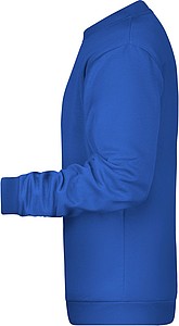 Pánská mikina James Nicholson sweatshirt men, královská modrá, vel. S