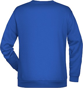 Pánská mikina James Nicholson sweatshirt men, královská modrá, vel. S