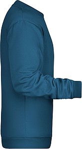 Pánská mikina James Nicholson sweatshirt men, modrozelená, vel. 4XL