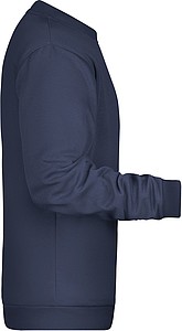 Pánská mikina James Nicholson sweatshirt men, námořní modrá, vel. 5XL