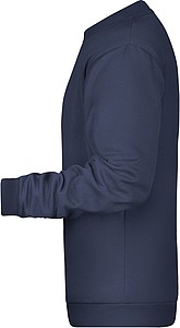 Pánská mikina James Nicholson sweatshirt men, námořní modrá, vel. S