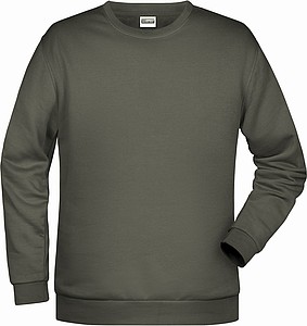 Pánská mikina James Nicholson sweatshirt men, šedá, vel. L