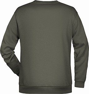 Pánská mikina James Nicholson sweatshirt men, šedá, vel. L