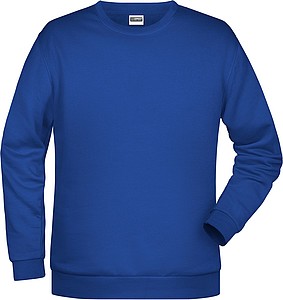 Pánská mikina James Nicholson sweatshirt men, tmavá královská modrá, vel. S