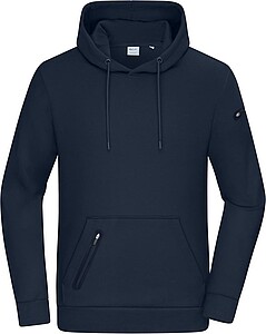Pánská mikina s kapucí DAIBER INTERLOCK, námořní modrá, velikost 3XL