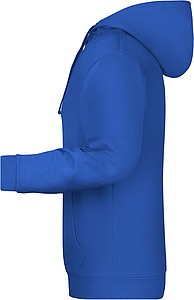 Pánská mikina s kapucí James Nicholson sweat hoodie men, královská modrá, vel. M