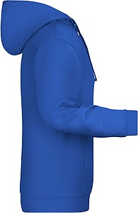 Pánská mikina s kapucí James Nicholson sweat hoodie men, královská modrá, vel. M