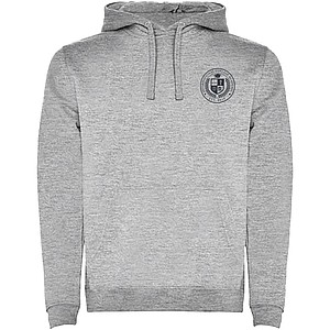 Pánská mikina s kapucí ROLY URBAN, šedý melír, 3XL