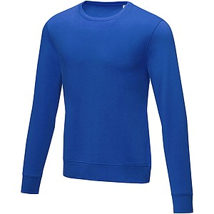 Pánská mikina s kruhovým výstřihem Elevate CHARON, modrý, vel. XL - potisk mikin