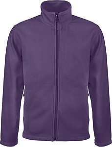 Pánská mikrofleecová mikina Kariban fleece jacket men, fialová, vel. XL