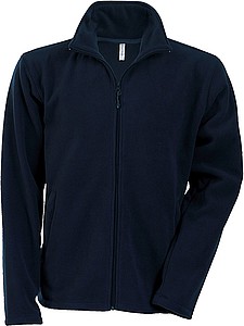 Pánská mikrofleecová mikina Kariban fleece jacket men, námořní modrá, vel. XL