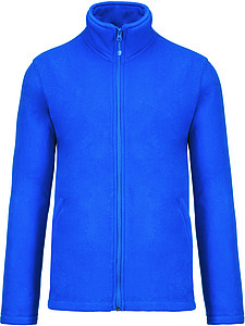 Pánská mikrofleecová mikina Kariban fleece jacket men, tmavě modrá, vel. S