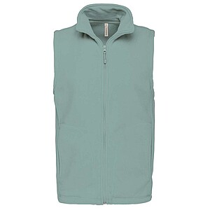 Pánská mikrofleecová vesta Kariban fleece vest men, mátová, vel. S