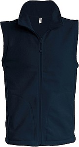 Pánská mikrofleecová vesta Kariban fleece vest men, námořní modrá, vel. 4XL