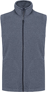 Pánská mikrofleecová vesta Kariban fleece vest men, tmavá námořní modrá, vel. L