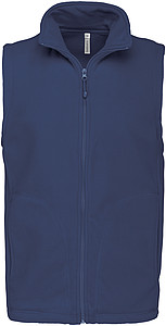 Pánská mikrofleecová vesta Kariban fleece vest men, tmavě modrá, vel. 3XL