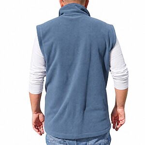 Pánská mikrofleecová vesta Kariban fleece vest men, tmavě modrá, vel. 3XL