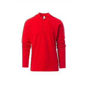 Pánská polokošile s dlouhým rukávem PAYPER VERONA, vel. 3XL, červená - košile s potiskem