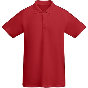 Pánská polokošile s krátkým rukávem, ROLY PRINCE, červená, vel. 2XL - reklamní polokošile