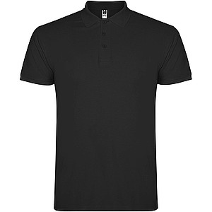 Pánská polokošile s krátkým rukávem, ROLY STAR, černá, vel. M - reklamní polokošile
