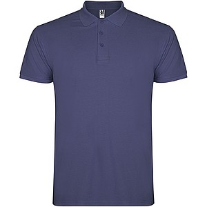 Pánská polokošile s krátkým rukávem, ROLY STAR, denimová, vel. 3XL - reklamní polokošile