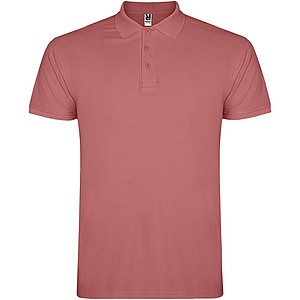 Pánská polokošile s krátkým rukávem, ROLY STAR, pastelově červená, 2XL