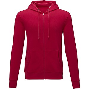 Pánská rozepínací mikina s kapucí Elevate THERON, červená, vel. 3XL
