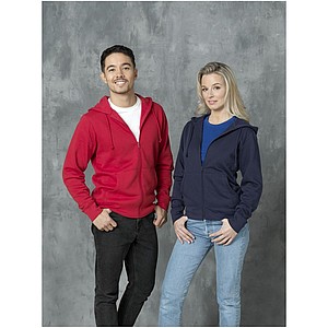 Pánská rozepínací mikina s kapucí Elevate THERON, námořní modrá, vel. 3XL