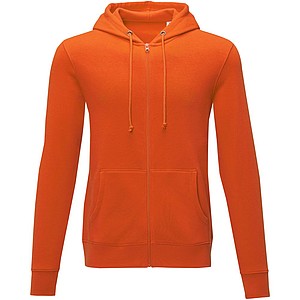 Pánská rozepínací mikina s kapucí Elevate THERON, oranžová, vel. XL