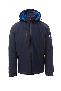 Pánská softshellová bunda PAYPER CREEK PAD ULTRALITE, námořní modrá, 3XL - bunda s potiskem