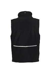 Pánská softshellová vesta PAYPER CREEK PAD VEST ULTRALITE, černá, XL