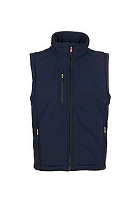 Pánská softshellová vesta PAYPER CREEK PAD VEST ULTRALITE, námořní modrá, XXS - potisk mikin